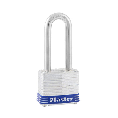 Master Lock 3DLF Candado Laminado 40 mm con Gancho Largo - 2 Inch Shackle