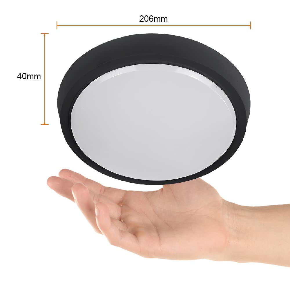 Tecnolite Lámpara Plafón LED de Sobreponer 10 W, Luz Suave Cálida, Interiores, No atenuable, LED integrado