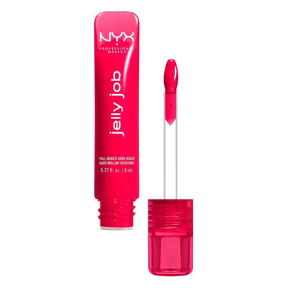 NYX Professional Makeup Jelly Job Gloss, Brillo Labial Efecto Jelly - Jalea de cereza
