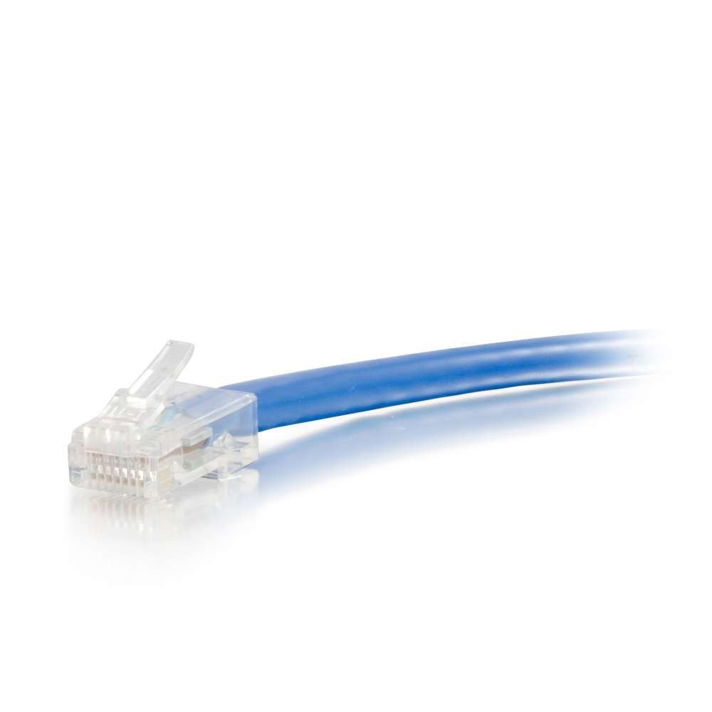 C2G / Cables to Go 04105 Cat6 Non-Booted Unshielded (UTP) Network Patch Cable, Blue (150 Feet/45.72 Meters)