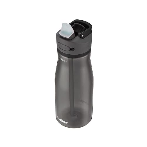 Contigo 2145116 Ashland 2.0 Water Bottle with AUTOSPOUT Lid, Licorice, 32 oz