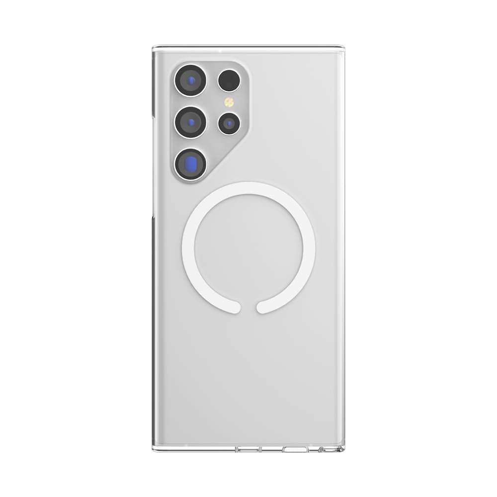 PopSockets - Anillo Adaptador para MagSafe®, Adaptador magnético para Android, Anillo magnético para teléfono, Color Blanco
