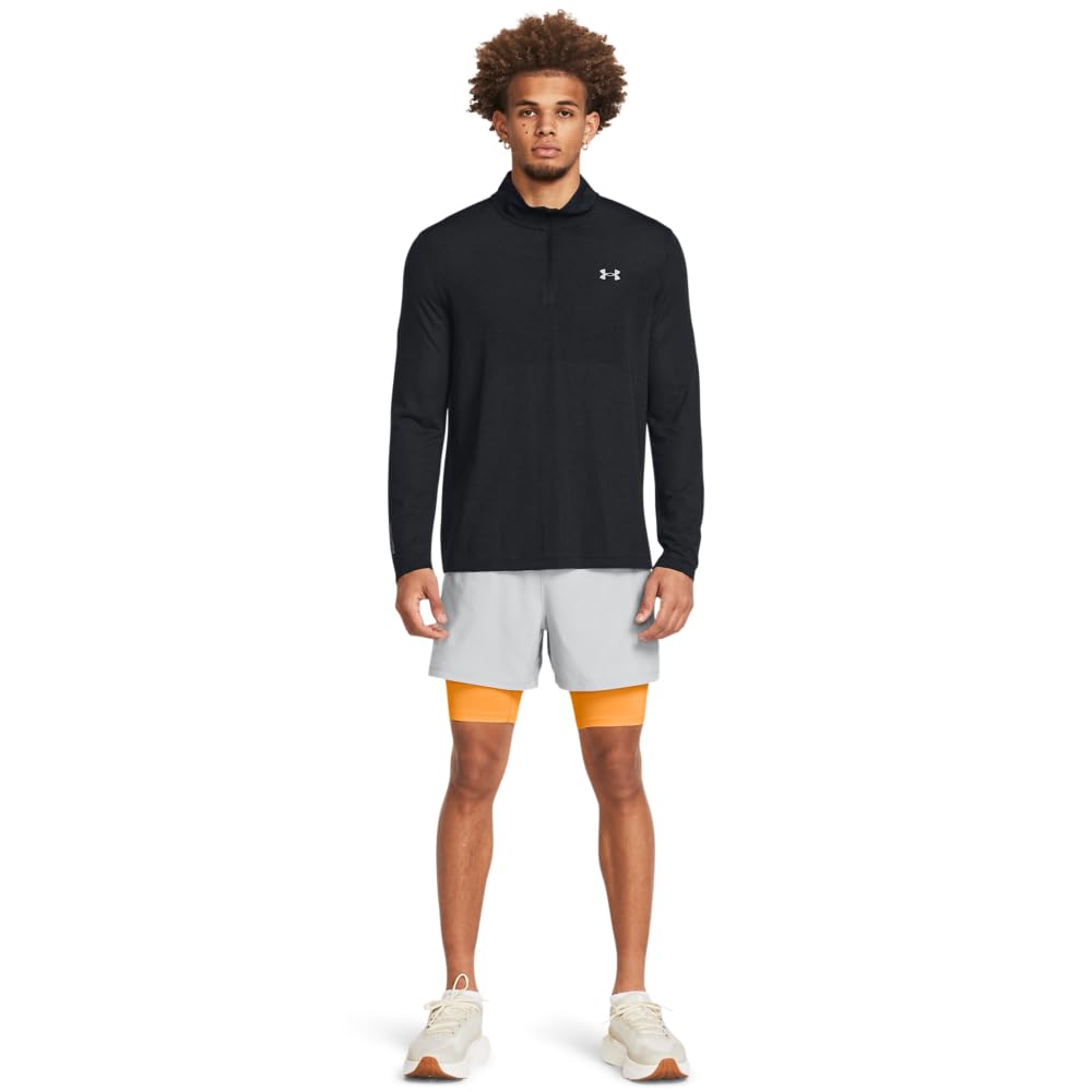 Under Armour Launch Run - Pantalones Cortos 2 en 1 para Hombre