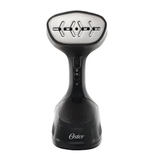 Oster® Vaporizador de Telas Portátil, con Cable de 2.55 Metros, Capacidad de 240 ml, Negro, GCSTES101