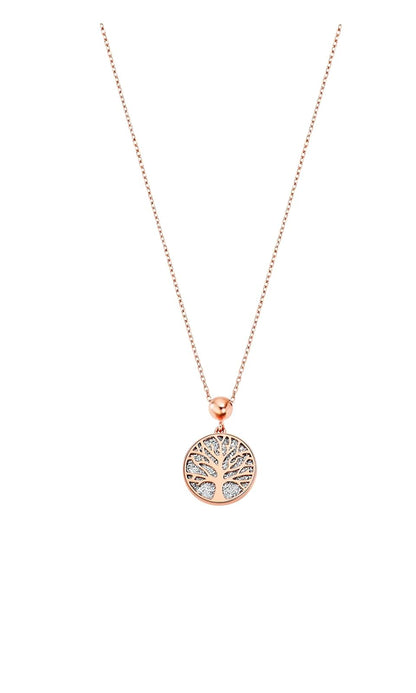 Lotus Style Collar rainbow para dama en tono rosa