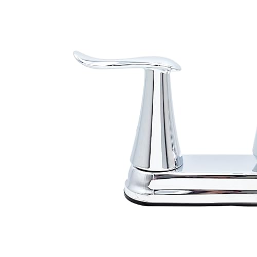 URREA Mezcladora de Acero Inoxidable de 8" para Cocina con Nariz Retráctil, Acabado Cromo, Ecológico, 9337