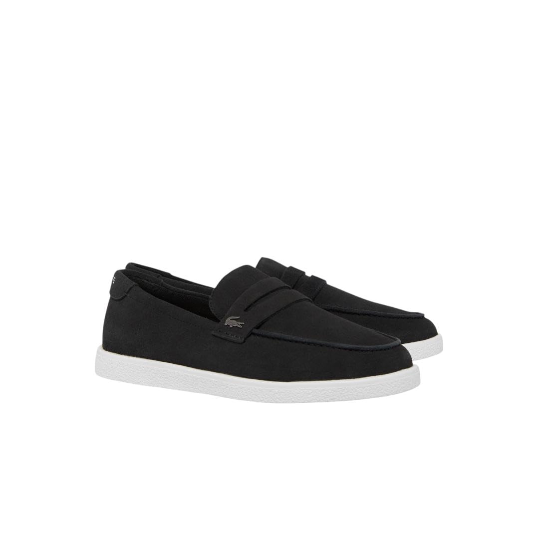 Zapatillas Lacoste Cochet de Gamuza para Hombre - 29.5 cm - Negro - Blanco