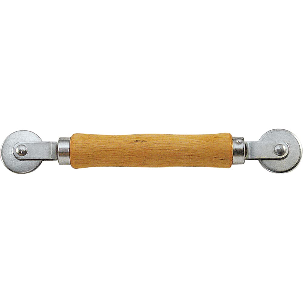 Prime-Line P 7505 Screen Rolling Tool – A Must Have Tool for Installing Window and Door Screens – Wood Handle and Steel Wheels – Durable and Easy to Use