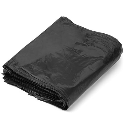 Aluf Plastics 33 Gallon 1.7 MIL (eq) Black Heavy Duty Trash Can Liners - 33" x 39" - Pack of 100 - For Contractor, Industrial, Commercial