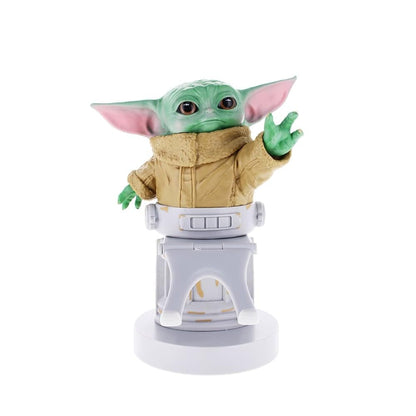 Cable Guys - Star Wars Grogu Seeing Stone Pose Gaming Accessories Holder & Phone Holder for Most Controller (Xbox, PS, Nintendo Switch) & Phone
