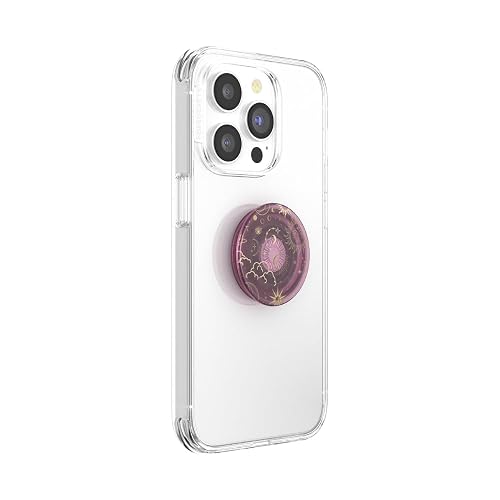 PopSockets - Soporte calcomanía para teléfono, Malva Celestial | Sujeción cómoda y segura, anticaídas, soporte, luna, estrella, sol, espacio, teléfono, mujeres