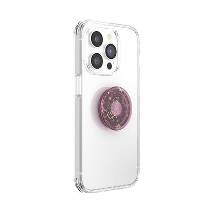 PopSockets - Soporte calcomanía para teléfono, Malva Celestial | Sujeción cómoda y segura, anticaídas, soporte, luna, estrella, sol, espacio, teléfono, mujeres