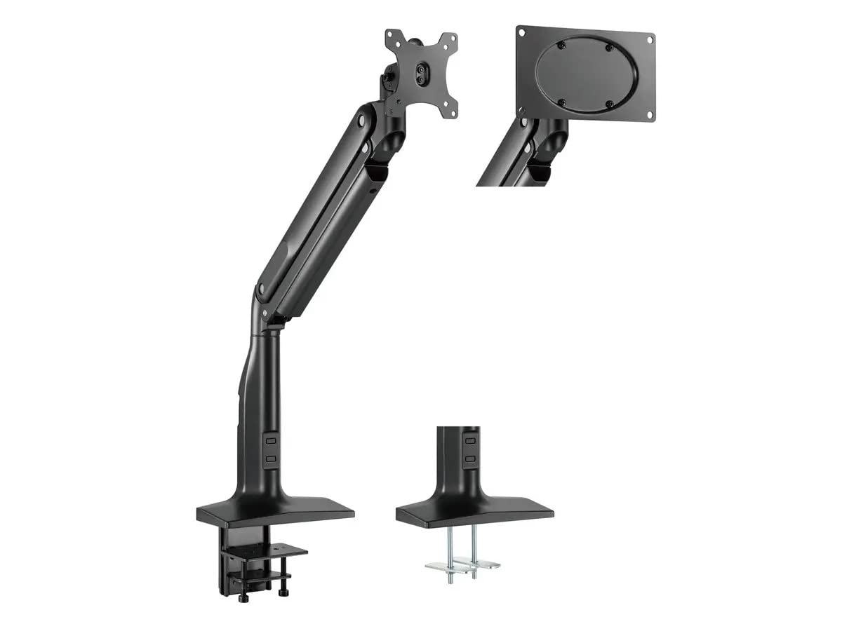 Monoprice Workstream Collection Workstream Collection - Soporte de Escritorio Ajustable con Resorte de Gas para Pantalla de 32~49 Pulgadas
