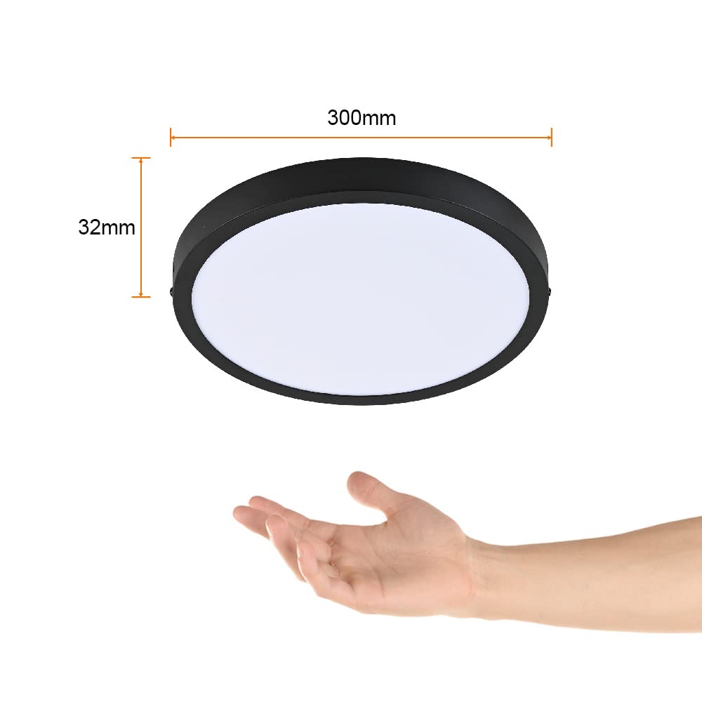 Tecnolite Lámpara Plafón LED de Sobreponer 24 W, Luz Suave Cálida, Interiores, No atenuable, LED integrado