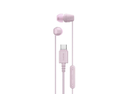 Sony IER-EX15C Audífonos Intrauditivos USB-C - Rosa - USB-C, micrófono