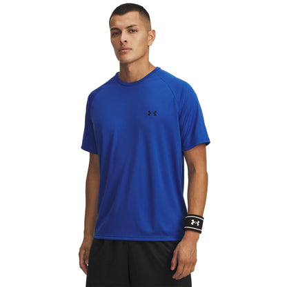 Under Armour Playera de Entrenamiento Cuello V para Hombre - M - (432) Tech Blue - Black