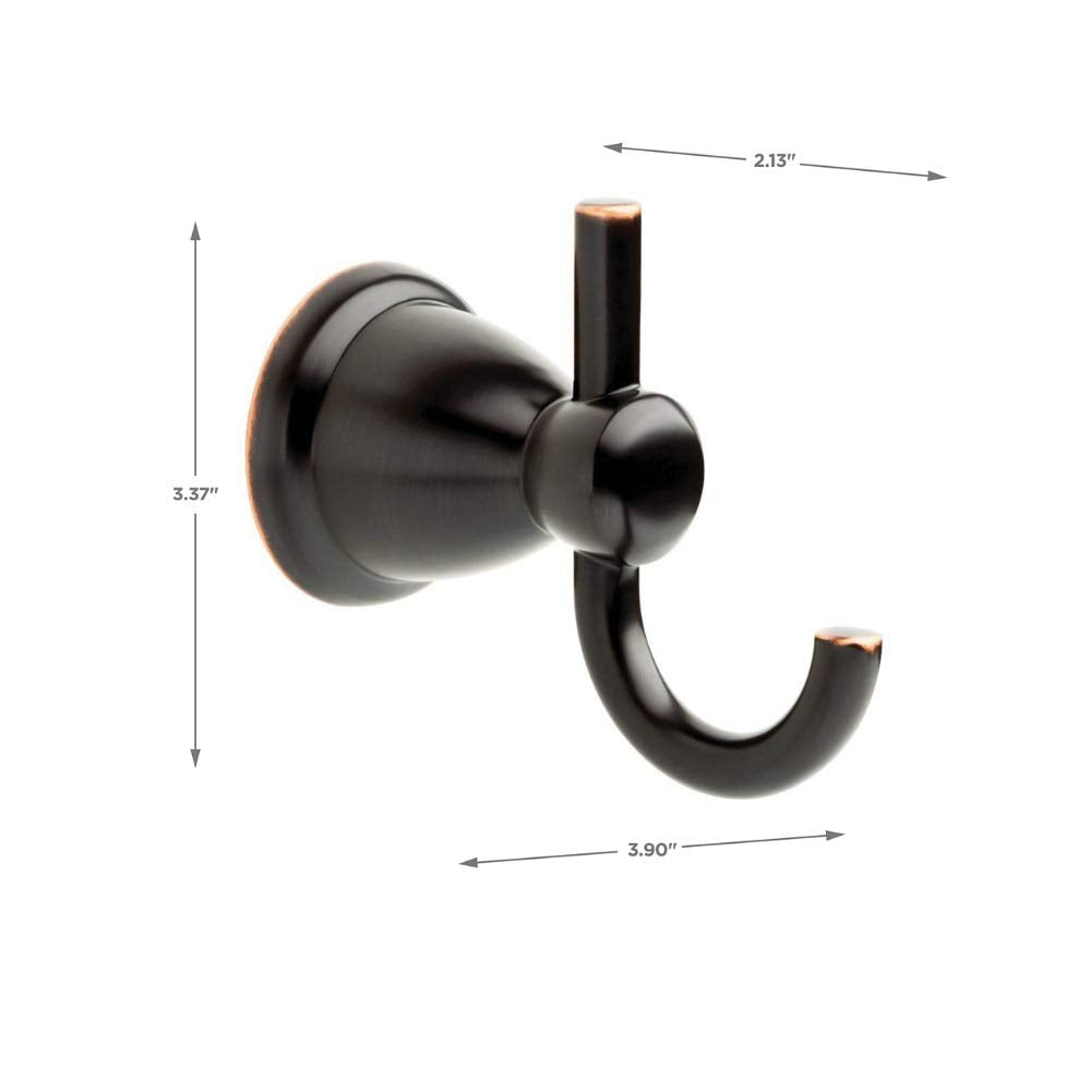Franklin Brass Kinla Juego de accesorios para baño y barra para toallas, 5 piezas, Kit de 5 piezas, Bronce Aceitado Delta