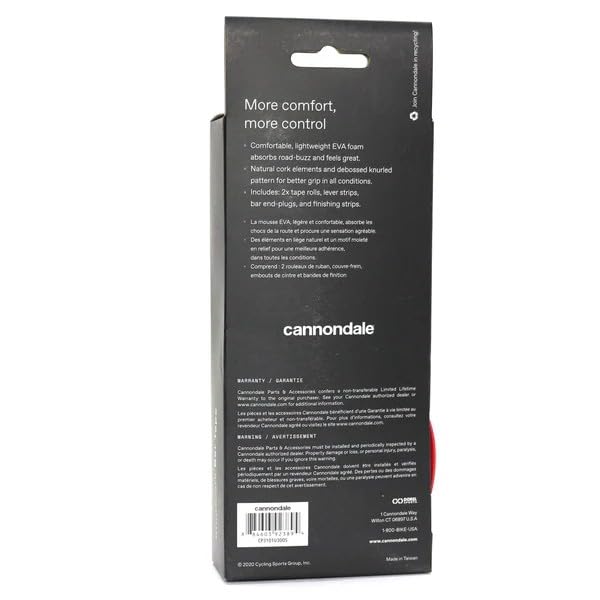 Cinta Manubrio Cannondale Knurltack Color Rojo