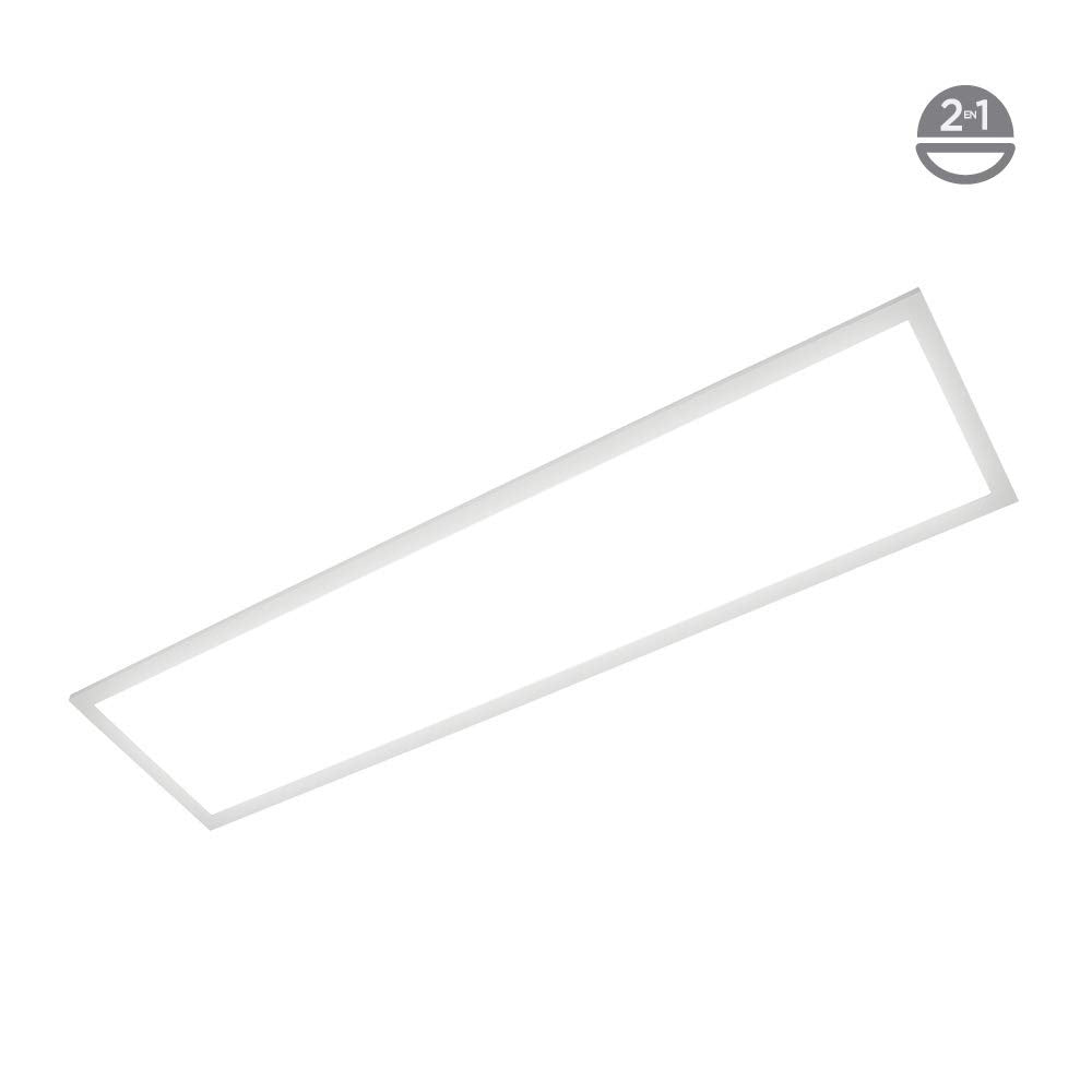 Tecnolite Panel LED de Techo para Oficina PAN-LED-L/45/40/S, 45 W, Luz Blanca 4000 K, 3600 lm, Satinado