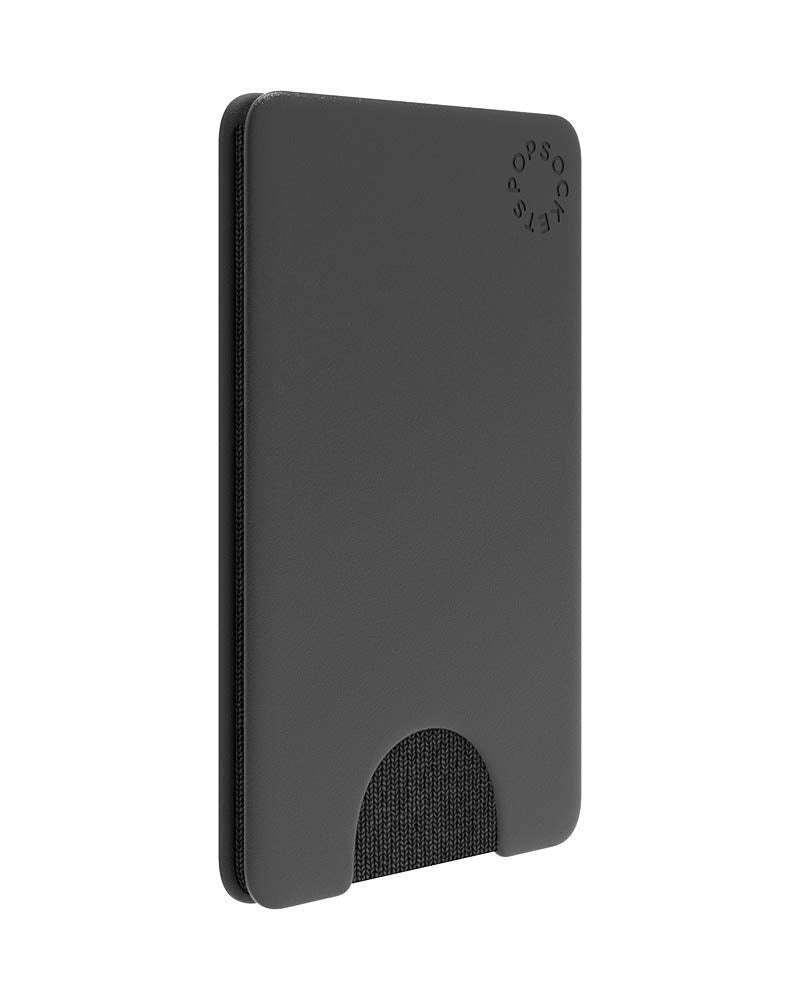 PopSockets PopWallet: portafolios extraíble y reposicionable, Color Negro