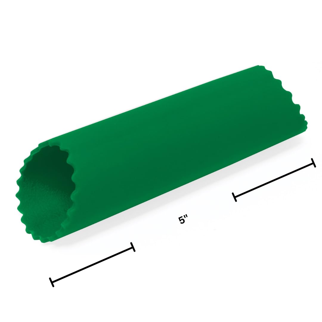 Fantes 43836 Fda Approved Silicone Garlic Peeler Tube, Green, The Italian Market Original Since 1906