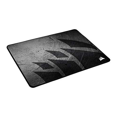 Corsair MM300 Pro Alfombrilla para Juegos - Medio, Negro/Gris | 36 cm x 30 cm, Tela a Prueba de Derrames, Microtejido, Goma Afelpada gruesa 3 mm, Base Goma Texturizada Antideslizante