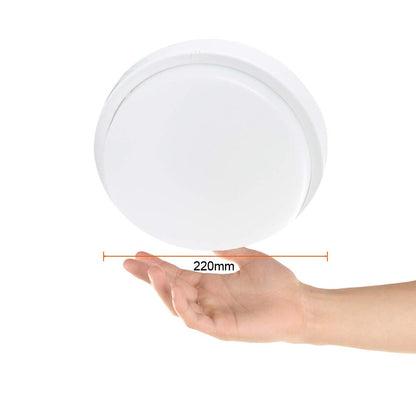 Tecnolite Lámpara Plafón LED de Techo Zona Costera 9PTLLEDC40MVB, 9 W, Luz Blanca Neutra, IP65, IK08, No Atenuable, Blanco