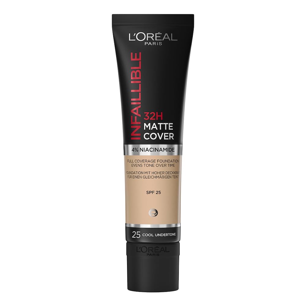 L'Oréal Paris Infallible 32H Matte Cover Base de Maquillaje Beige Doré - luz fresca