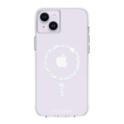 Case-Mate iPhone 14 Case - Clear Twinkle Diamond [10FT Drop Protection] [Compatible with MagSafe] Magnetic Cover with Cute Bling Sparkle for iPhone 14 6.1", Anti-Yellow, Anti-Scratch, Shockproof, Slim
