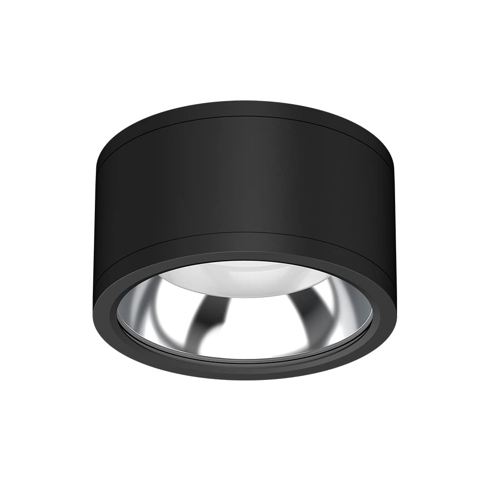 Tecnolite Lámpara Plafón LED de Sobreponer 35 W, Luz Blanca Configurable, IP65, IK08, Interior y Exterior, LED integrado