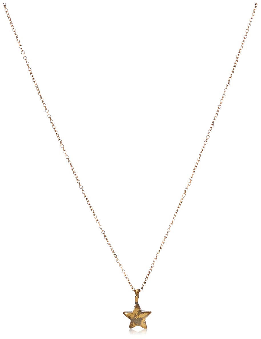 Dogeared Recordatorio de felicitaciones. Collar de Cadena Full Star, 40,6 cm + 5 cm Extensor