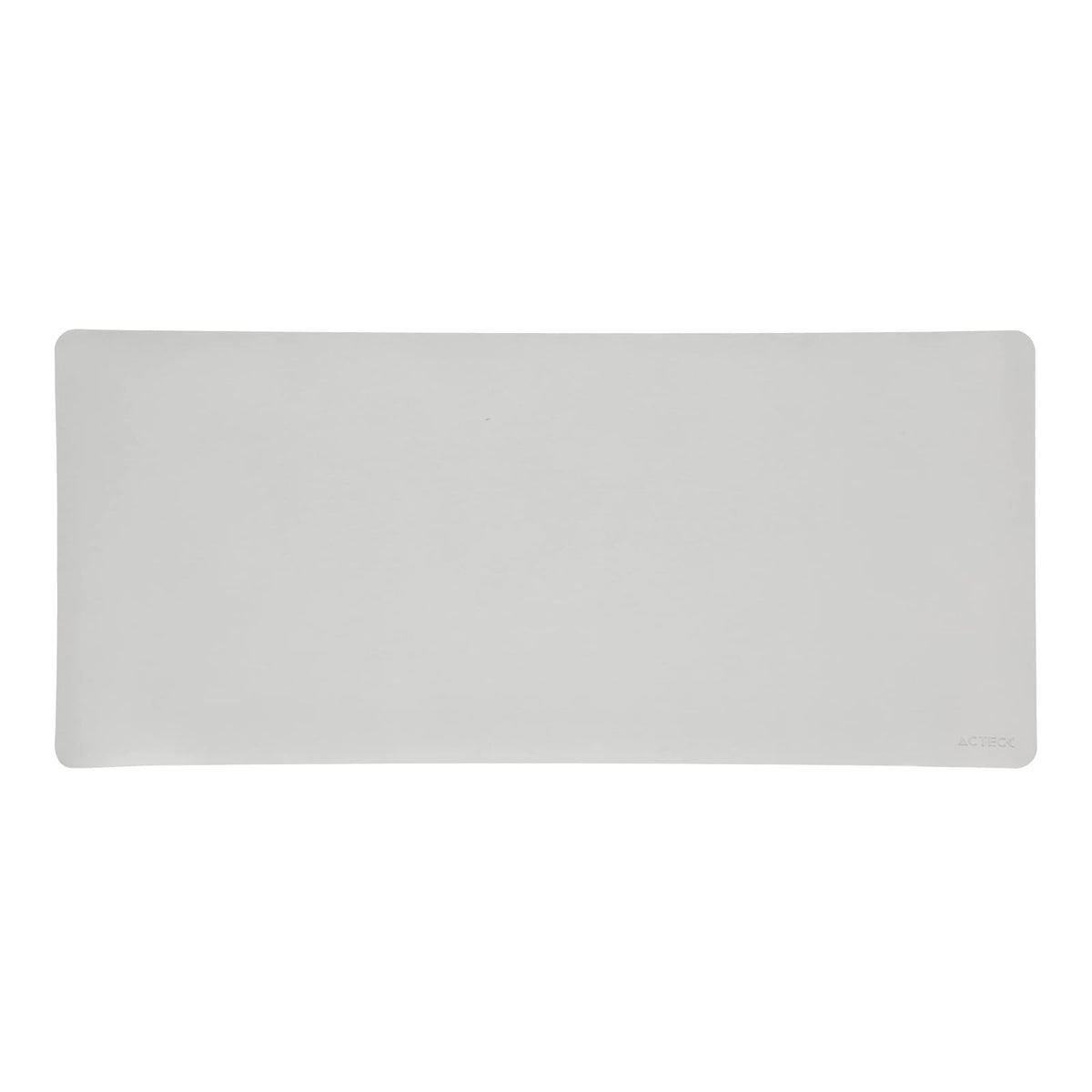 Acteck Tapete para Escritorio Vibe Leather TP670 / Doble Cara Acabado de Piel Sintetica 100% Vegana + 90x40cm Grafito + Gris Claro Elite Series