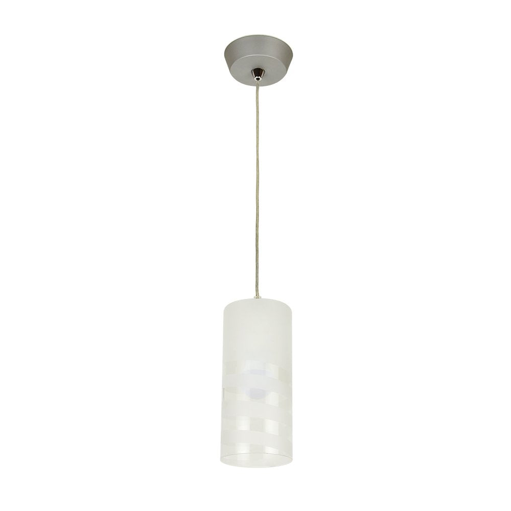 Tecnolite Lámpara Colgante, Base E27, Luz Colgante de Techo Moderno, Color Cristal Opalino, 100 - 240 V,