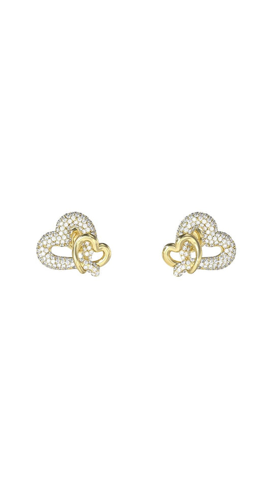 GUESS Aretes para Mujer LOVE BITES color Dorado