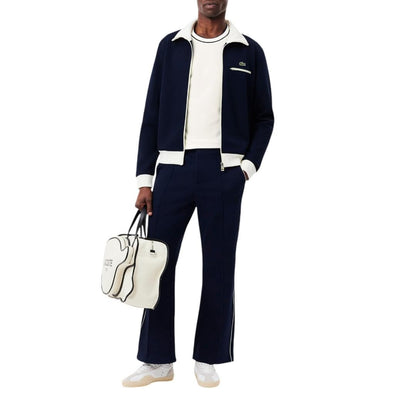 Lacoste - Playera con Cuello de Rayas piqué para Hombre