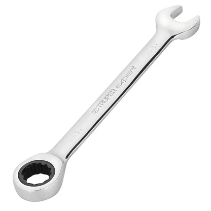 Truper Expert LL-2018MX, Llave combinada con matraca, 18 x 230 mm