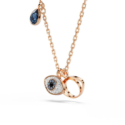 Swarovski Colección Symbolica, Ojo, multicolor, chapado en oro rosa