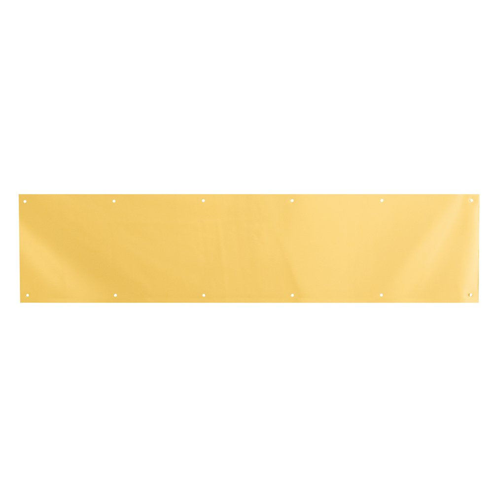 Prime-Line MP4754 - Placa de patada, 8 x 36 pulgadas, aluminio satinado, 8 in x 34 in x .03 in, Aluminio chapado en latón.