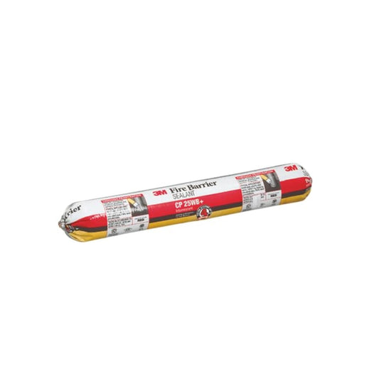 Sellador de barrera contra incendios 3M CP 25WB+ - para aplicaciones comerciales, industriales y residenciales - Paquete de salchichas, 20 fl oz - Rojo