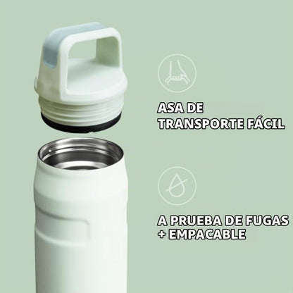 Stanley IceFlow Botella de Transporte 50 oz | Acero inoxidable reciclado, apta para actividades, diseño a prueba de fugas