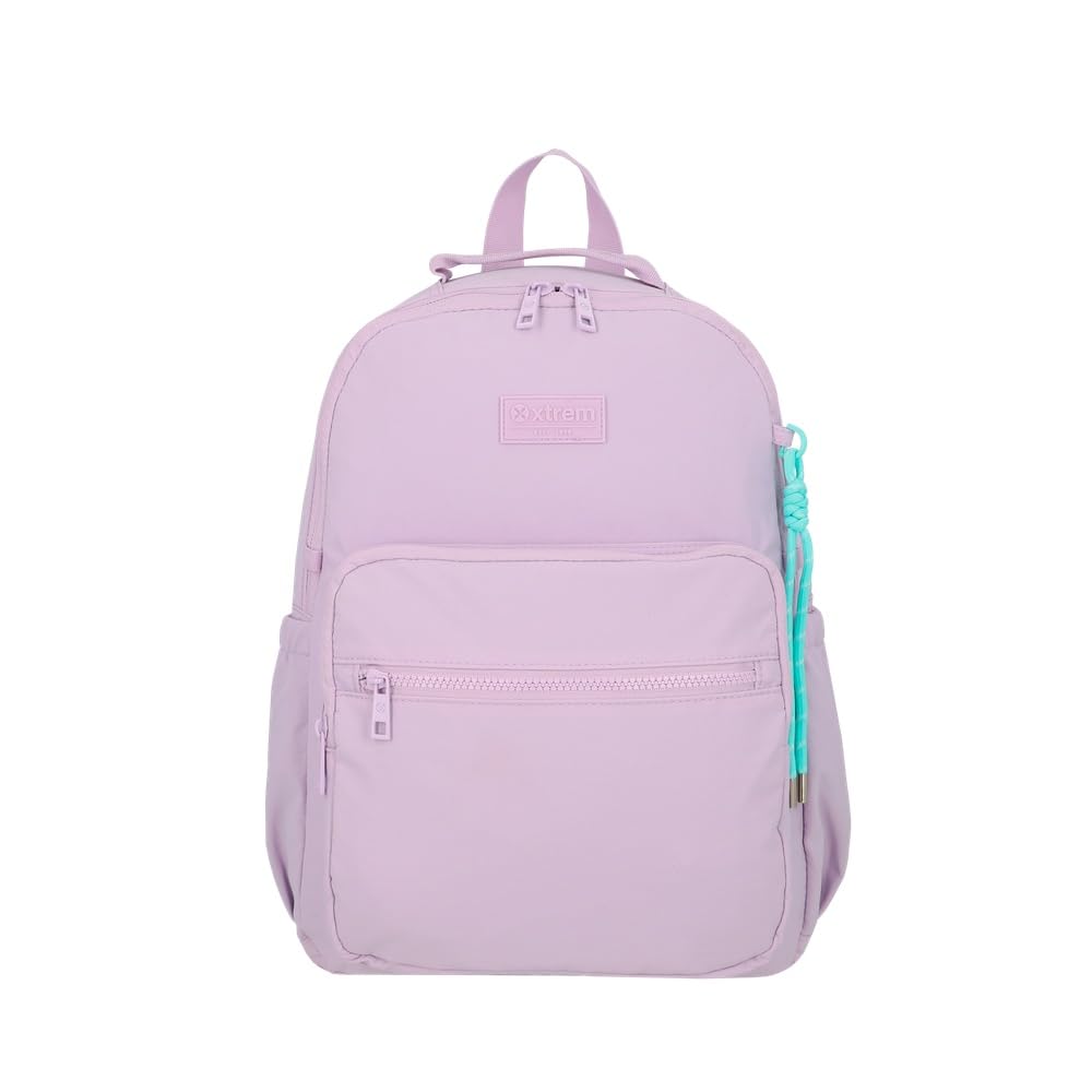 Xtrem Brighton Mochila para Laptop 14", Forro de Botellas Recicladas - M - Morado