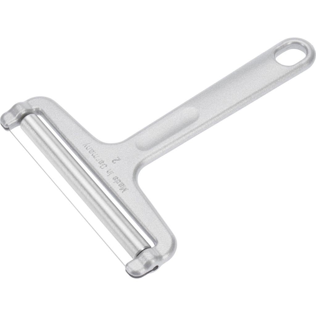 Westmark Alemania Heavy Duty alambre de acero inoxidable cortador de queso ángulo ajustable (Gris)