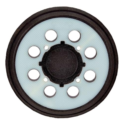 DEWALT Almohadilla de gancho y bucle para lijadoras, 5 pulgadas, 8 agujeros (DWE64233)