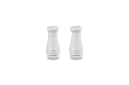 Le Creuset Salero y Pimentero de Cerámica, Blanco
