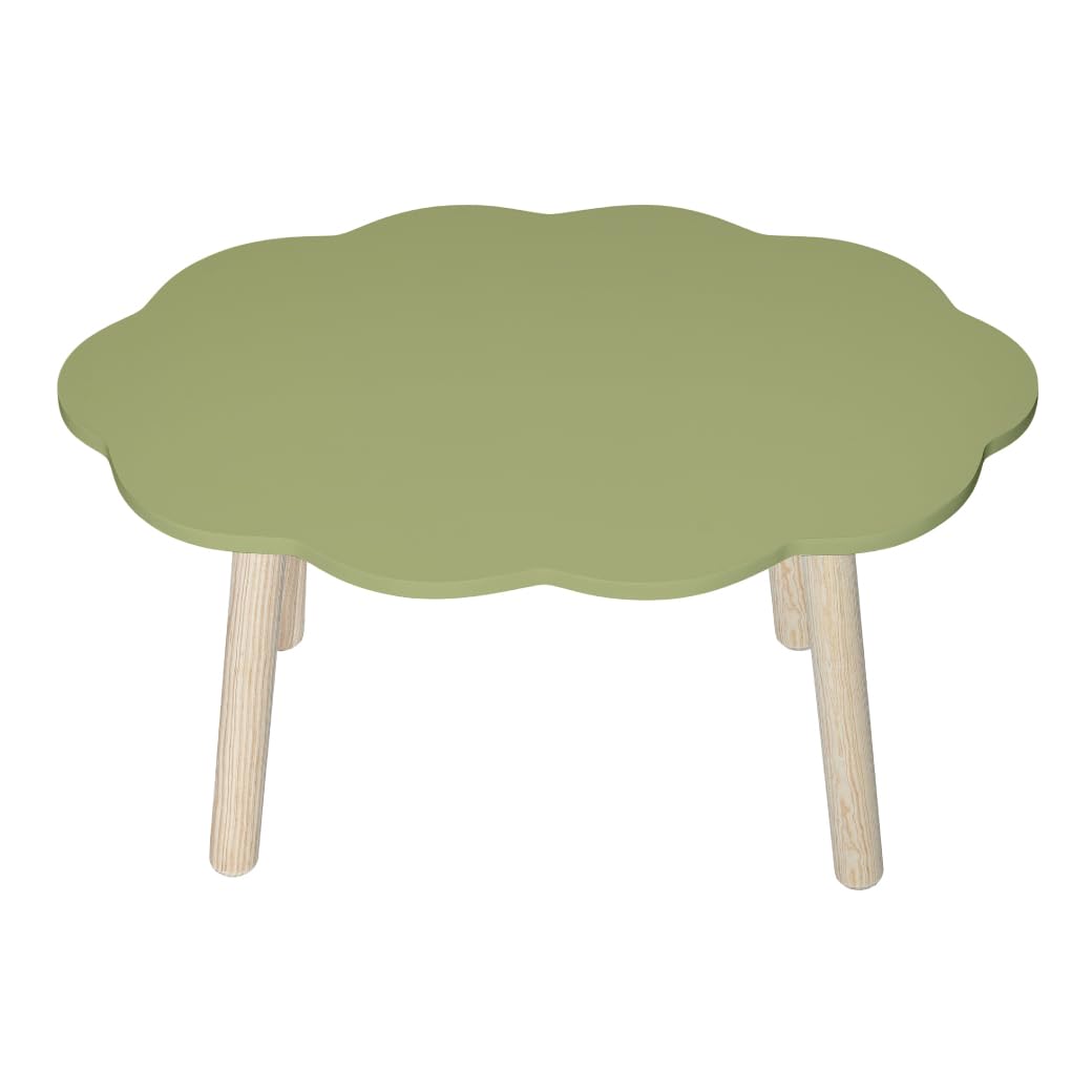 DUDUK Mesa Nube Infantil para Jugar y Aprender - Verde