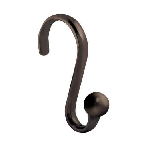 InterDesign Set of 12 Shower Hooks, Ball, Bronze