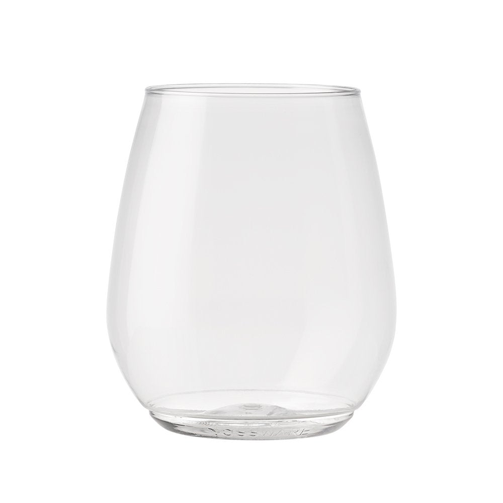 tossware Tumbler - Vasos 18 oz, Transparente, Paquete de 12
