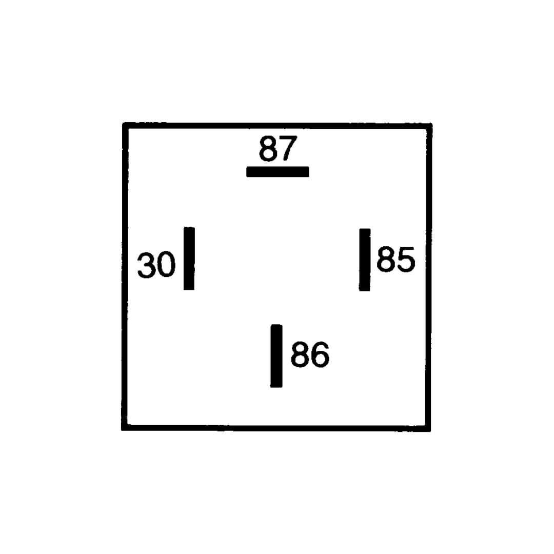 Hella Minirelé de Corriente de Trabajo 4RA 965 400-001, 12V 4 Pines, Resistencia 90 Ohmios