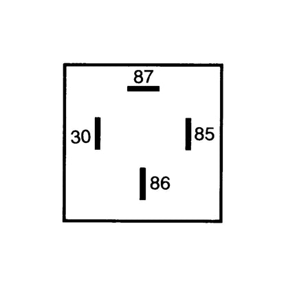 Hella Minirelé de Corriente de Trabajo 4RA 965 400-001, 12V 4 Pines, Resistencia 90 Ohmios