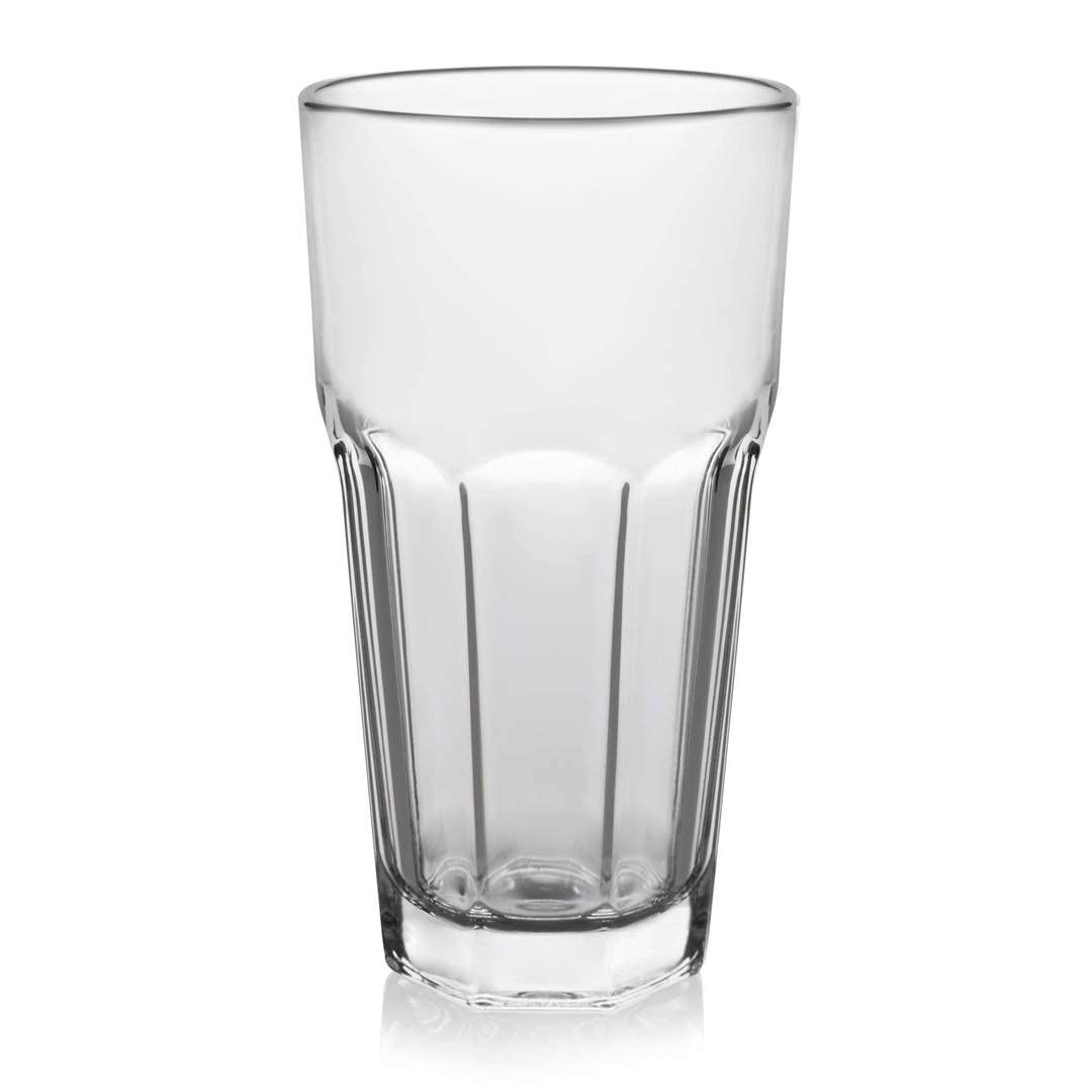 Borgonovo London-11085720 Juego de 6 Vasos de Vidrio, 480 ml